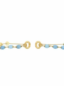 "Azure" Gold And Aquamarine 3 In 1 Necklace -Nanis Sales CN4 575 ST W2