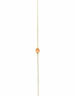 "Petra" Gold And Orange Aventurine Necklace (LARGE) -Nanis Sales CN4 603 ST F 1