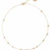 SUNSET "soffio" Rose Gold Boules Collar Necklace