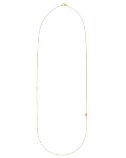 "Petra" Gold And Orange Aventurine Necklace (LARGE)