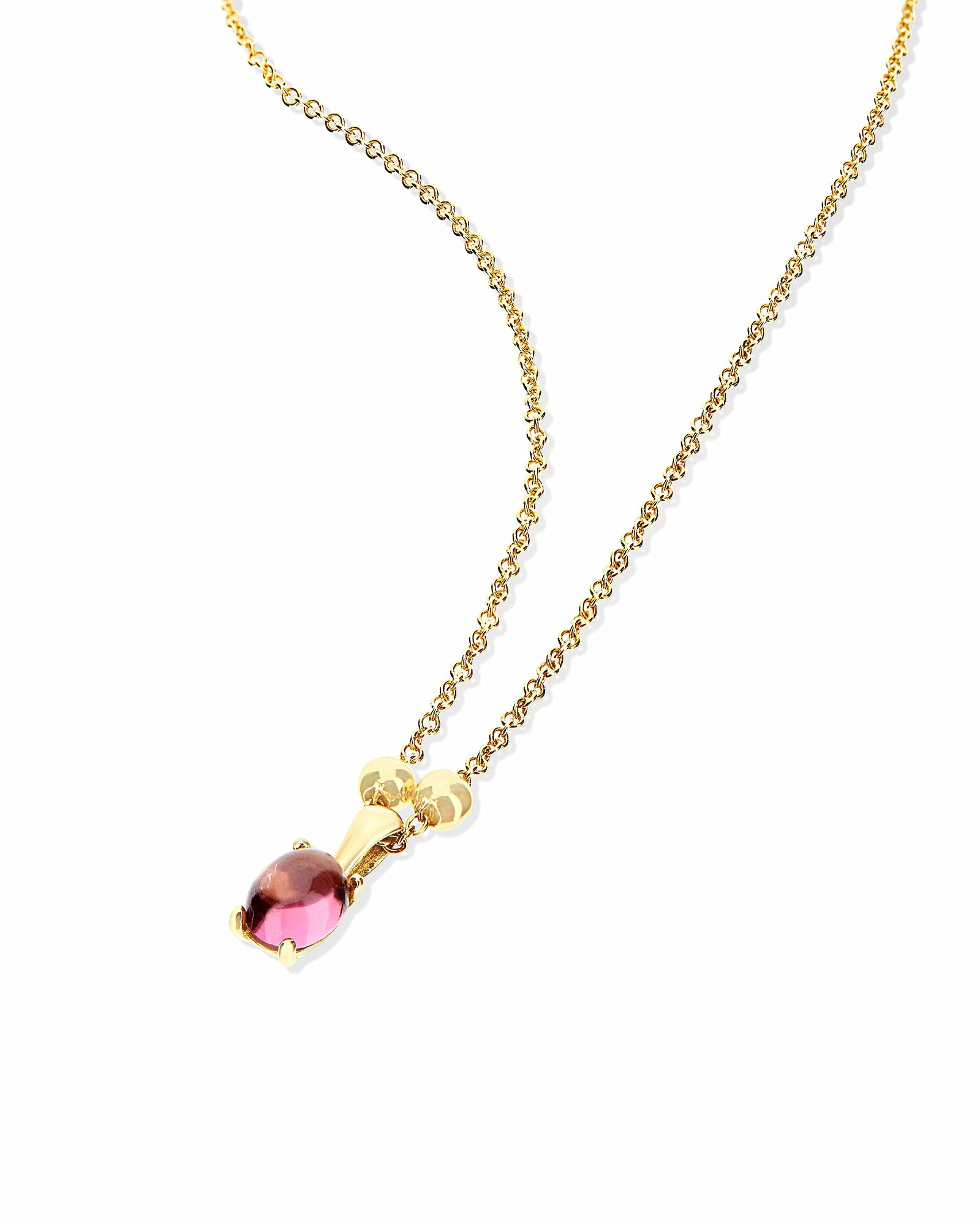 "Tourmalines" Gold And Pink Tourmaline Delicate Necklace 6 "Tourmalines" Gold And Pink Tourmaline Delicate Necklace - Image 4