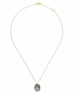 "Ipanema" Grey Rutilated Quartz, Diamonds And 18kt Gold Pendant -Nanis Sales CS15 576 G F1