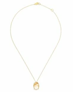 "Ipanema" Yellow Rutilated Quartz, Diamonds And 18kt Gold Pendant -Nanis Sales CS15 576 Y F1