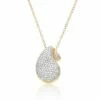 "Trasformista" Gold, Cachemire And Diamonds Necklace -Nanis Sales CS18 569 ST F1