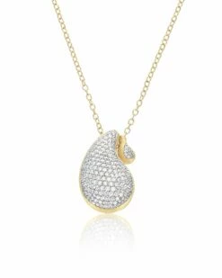 "Trasformista" Gold, Cachemire And Diamonds Necklace