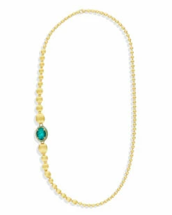 "Reverse" Gold, Sapphire, Tsavorite, Amethyst, Green Labradorite And Rock Crystal Convertible Y Necklace (LARGE) -Nanis Sales CS25 584 ST W2