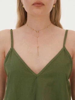 "Soffio Gitano" Gold And Diamonds Bracelet And Necklace -Nanis Sales CS32 583 2