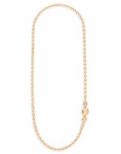 SUNSET "Ivy" Rose Gold Boules And Diamonds Iconic Convertible Necklace (short) -Nanis Sales CS34 538 RR 2