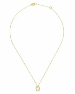 "Ipanema" Yellow Rutilated Quartz, Diamonds And 18kt Gold Tiny Pendant -Nanis Sales CS35 576 Y F2