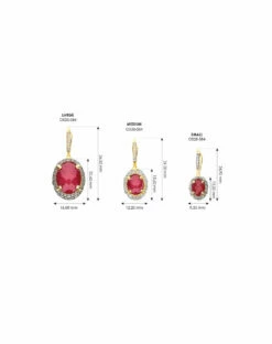 "Reverse" Ciliegine Gold, Diamonds, Rubies And Rock Crystal Double-face Ball Drop Earring (SMALL) -Nanis Sales CiliegineReverseruby quote LR 15e27a98 ab1f 4240 8398 d1bb03b823a9