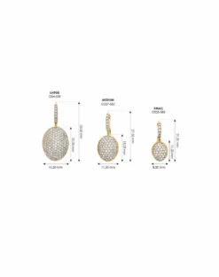 "Ciliegine" Gold And Diamonds Ball Drop Earrings (medium) -Nanis Sales Cilieginebrill quote LR