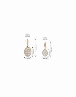 SUNSET "Ciliegine" Rose Gold Boules And Diamonds (small) -Nanis Sales Cilieginebrillrosa quote LR