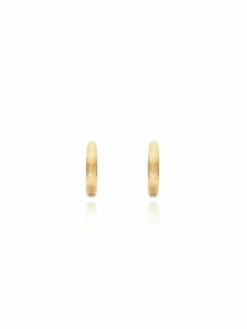 "libera" Gold Hoop Earrings (small) -Nanis Sales OA3 602 01