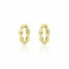 "Diva" Gold Hoop Earrings (medium)