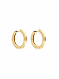 "libera" Gold Hoop Earrings (large) -Nanis Sales OA5 602 F2