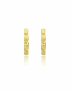 "Diva" Gold Hoop Earrings (large) -Nanis Sales OA5 608 F