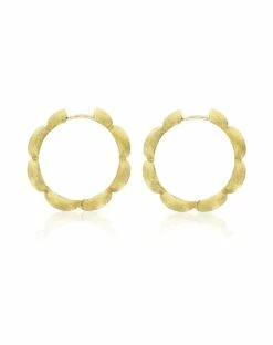 "Diva" Gold Hoop Earrings (large) -Nanis Sales OA5 608 L