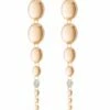 SUNSET Ivy "Nuvole" Rose Gold And Diamonds Degradé Boules Pendant Earrings