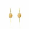 "Ipanema" Yellow Rutilated Quartz, Diamonds And 18kt Gold Small Drop Earrings -Nanis Sales OS25 576 Y F1