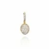 "Ciliegina" Gold And Diamonds Ball Drop Single Earring (SMALL) -Nanis Sales OS25 583 ST MONO