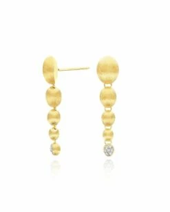 Ivy "nuvolette" Gold And Diamonds Charming Drop Earrings -Nanis Sales OS27 538 2
