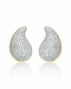 "Trasformista" Gold, Cachemire And Diamonds Earrings