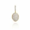 "Ciliegina" Gold And Diamonds Ball Drop Single Earring (medium) 1 "Ciliegina" Gold And Diamonds Ball Drop Single Earring (medium) -Nanis Sales OS27 583 ST MONO1