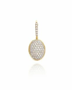 "Ciliegina" Gold And Diamonds Ball Drop Single Earring (medium)