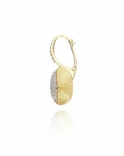 "Ciliegina" Gold And Diamonds Ball Drop Single Earring (medium) -Nanis Sales OS27 583 ST MONO2