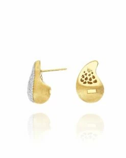 "Trasformista" Gold, Cachemire And Diamonds Earrings (small) -Nanis Sales OS3 251 2