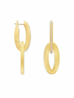 Libera Icon Gold And Diamonds Earrings