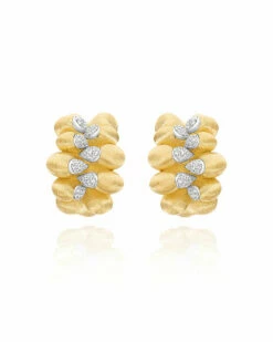 "Trasformista" Gold And Diamonds Iconic Earrings