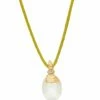 "White Desert" Gold, Diamonds And Moonstone Pendant (LARGE) -Nanis Sales PS1 603