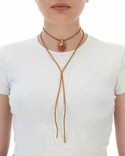 "Petra" Gold, Diamonds And Orange Aventurine Pendant (LARGE) -Nanis Sales PS4 603 anellino