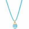 "Azure" Gold, Diamonds And Milky Aquamarine Pendant (LARGE) -Nanis Sales PS5 603