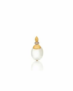 "White Desert" Gold, Diamonds And Moonstone Pendant (MEDIUM) -Nanis Sales PS7 603 S