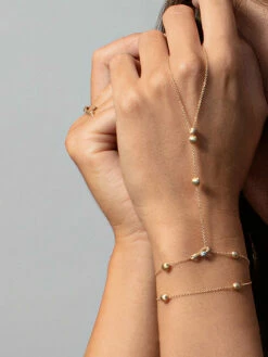 "Soffio Gitano" Gold And Diamonds Bracelet And Necklace -Nanis Sales cs32 583