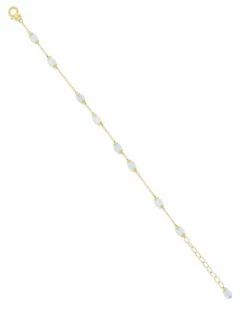 "azure" Gold And Milky Aquamarine Bracelet -Nanis Sales BN5 603 2