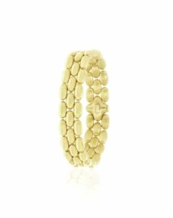 "Diva" Gold And Diamonds Statement Bracelet -Nanis Sales BS1 608 2
