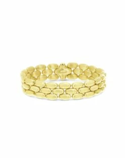 "Diva" Gold And Diamonds Statement Bracelet -Nanis Sales BS1 608 4