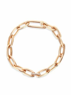 SUNSET "Libera" Rose Gold Chain Bracelet With Diamonds
