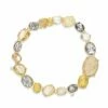 "Ipanema" Rutilated Quartz, Diamonds And Gold Bracelet -Nanis Sales BS7 515 ST F 2