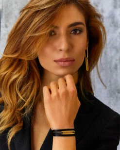 "Libera Soul" Hand-engraved Gold Bracelet And Choker -Nanis Sales PI3 602 1